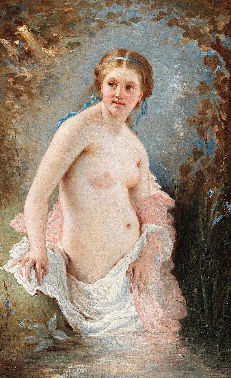 La bagnante
